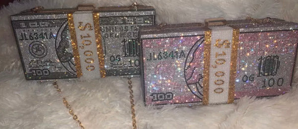 Bling Money Clutch Bag by Blyss