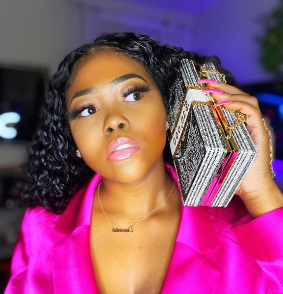 Bling Money Clutch Bag by Blyss