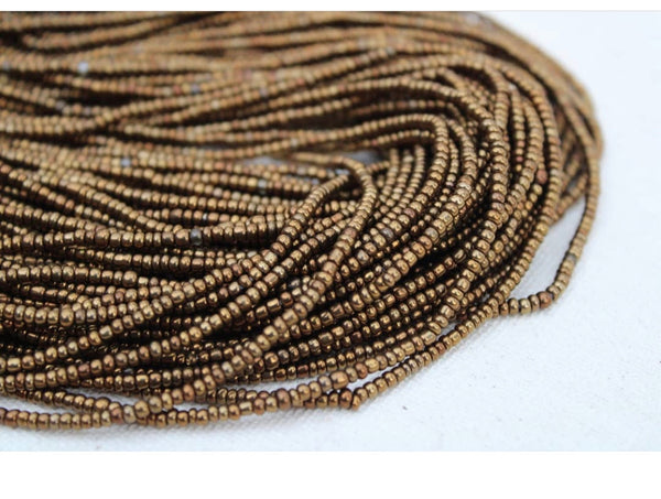 Gold Gold Authentic African Ghanaian tie on waist beads